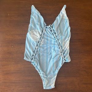 San Lorenzo Plunge Monokini/One-Piece Swimsuit